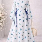 Robe Longue Motif Papillons